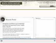 Tablet Screenshot of mafianewsreport.com
